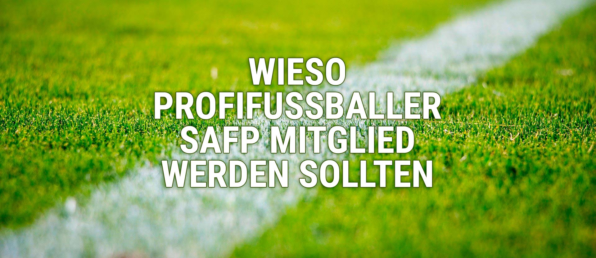 WIESO SAFP MITGLIED WERDEN?