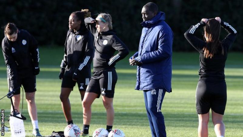 Leicester City ambassador Emile Heskey has been involved in coaching the squad this season